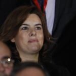 Soraya Sáenz de Santamaría estará en el palco del Bernabéu