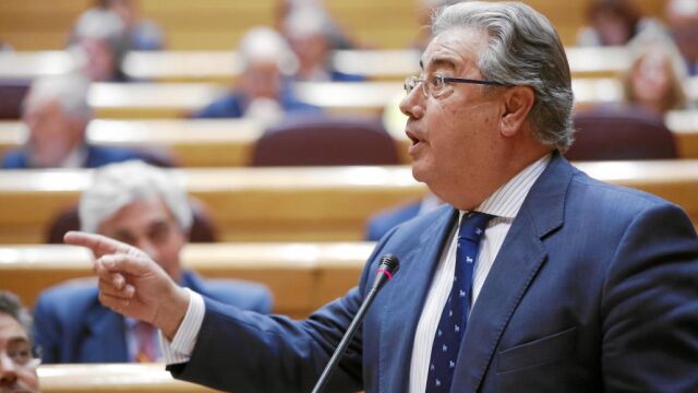 El ministro del Interior, Juan Ignacio Zodio, ayer, en el Senado
