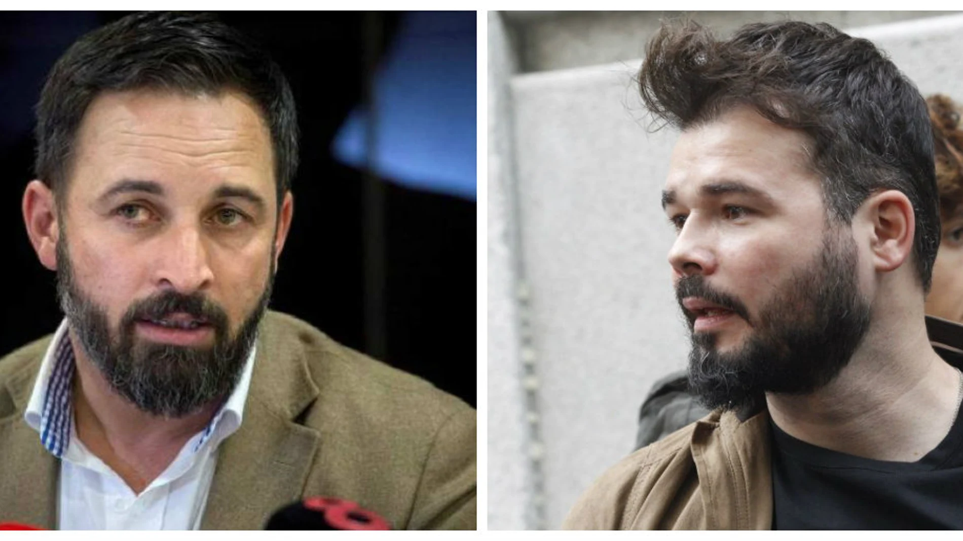 Santiago Abascal y Gabriel Rufián