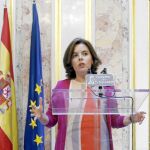 La vicepresidenta del Gobierno en funciones, Soraya Sáenz de Santamaría