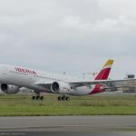 El A350 de Iberia, Plácido Domingo, surca los cielos por primera vez El A350 de Iberia, Plácido Domingo, surca los cielos por primera vez