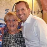 Consuelo, con su hijo Sergio García