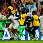 Los jugadores del Al Ain celebran su pase a la final del Mundialito / Reuters