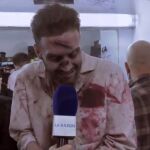 Uno de los actores que esta noche harán pasar miedo a quienes visiten el Parque de Atracciones de Madrid