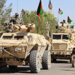 Imagen de archivo del ejercito de Afganistán en el desfile del día de la Independencia en Helmand