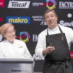 Montserrat Fontané, madre de Roca, preparó ayer una sopa de hierbabuena