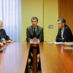 Un instante de la reunión en Valladolid