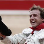 El diestro Román ayer, en Pamplona / EFE