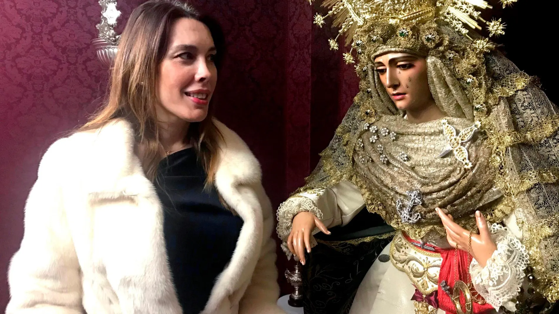 Virgen de la Esperanza de Triana que se encuentra en una vivienda particular de Camas / Foto: Efe
