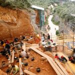 El yacimiento de Atapuerca, en una de las excavaciones / AP