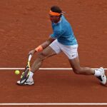Nadal durante el partido