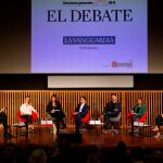 El primer debate entre los candidatos, organizado por “La Vanguardia”