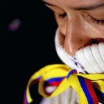 Manifestación en el centro de Bogotá a favor del segundo acuerdo de paz del Gobierno colombiano con las FARC