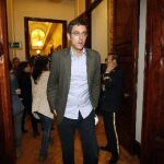 En primer término, Patxi López. Detrás, Eduardo Madina