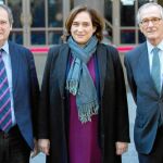Jordi Hereu, Ada Colau y Xavier Trias dejaron a un lado sus diferencias para pedir a Europa que la Agencia del Medicamento venga a Barcelona