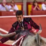 Javier Castaño el pasado domingo antes de su percance en Pamplona / EFE