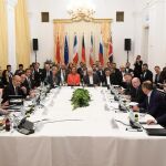 Los miembros del "plan conjunto de acción"(JCPOA, en sus siglas en inglés), asisten a la reunión ministerial en el Palacio Coburgo en Viena, Austria / Foto: Efe