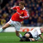 Nicky Butt, durante un partido con el Manchester United