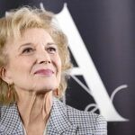 «Trataré de no aburrir», dijo ayer la actriz sobre el discurso que pronunciará