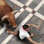 Aunque el cronómetro se paró a los 2:40 minutos, los seis astados pisaron el ruedo a los 2:05. Ocho mozos resultaron heridos, dos de ellos por asta de toro