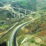 Imagen de la autovía del Cantábrico, construida por OHL.