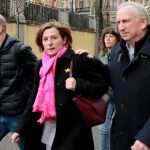 Forcadell a su llegada al Tribunal Supremo el pasado día 23