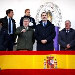 El rey Felipe acompañado por el ministro de Cultura y Deporte, Íñigo Méndez de Vigo