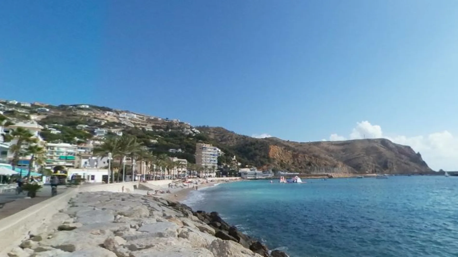 Imagen de archivo de la playa de Xàbia