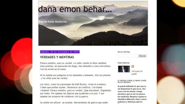 Imagen de la portada del blog de Koldo Mediavilla