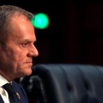 Donald Tusk durante el encuentro en Egipto