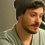 Cepeda antes del concierto en la Sala Barts (Barcelona)