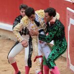 Paco Ureña tras su cogida del pasado sábado en Pamplona / EFE