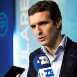 El vicesecretario de comunicación del PP, Pablo Casado / Efe