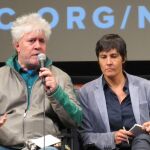 Pedro Almodóvar durante la presentación de "Julieta"en Nueva York