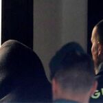 José Enrique Abuín, alias El Chicle, a su llegada al juzgado de Ribeira, el pasado 4 de enero