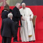 El Papa con Kiko Argüello/Ap