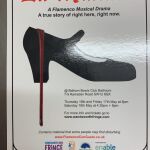 Cartel del espectáculo de flamenco que la compañía británica promociona por las calles de Londres