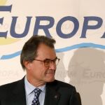 Artur Mas el pasado día 16 en un desayuno informativo