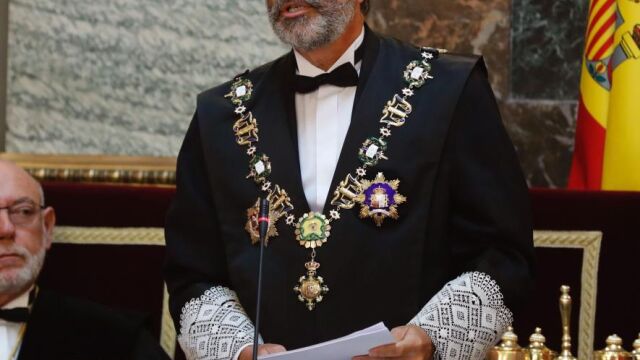 El presidente del Tribunal Supremo y del Consejo General del Poder Judicial, Carlos Lesmes.