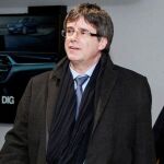 Carles Puigdemont a su llegada al aeropuerto de Copenhague procedente de Bruselas en una foto de archivo