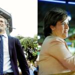 Casado se rodeó de la dirección del PP de Madrid en el cierre de su campaña y Sáenz de Santamaría eligió un popular barrio de Madrid para augurar su victoria en las primarias