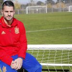 Vitolo, durante la entrevista.