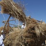 Imagen de la Fiesta de la Trilla celebrada el pasado año en Castrillo de Villavega