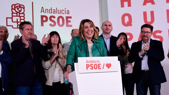 Susana Díaz en la sede de San Vicente / Foto: Ke-Imagen