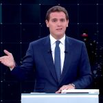 Albert Rivera, durante su intervención en el debate electoral de RTVE / Reuters