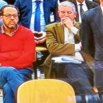Álvaro Pérez, «El Bigotes», y Pablo Crespo, durante una sesión del juicio
