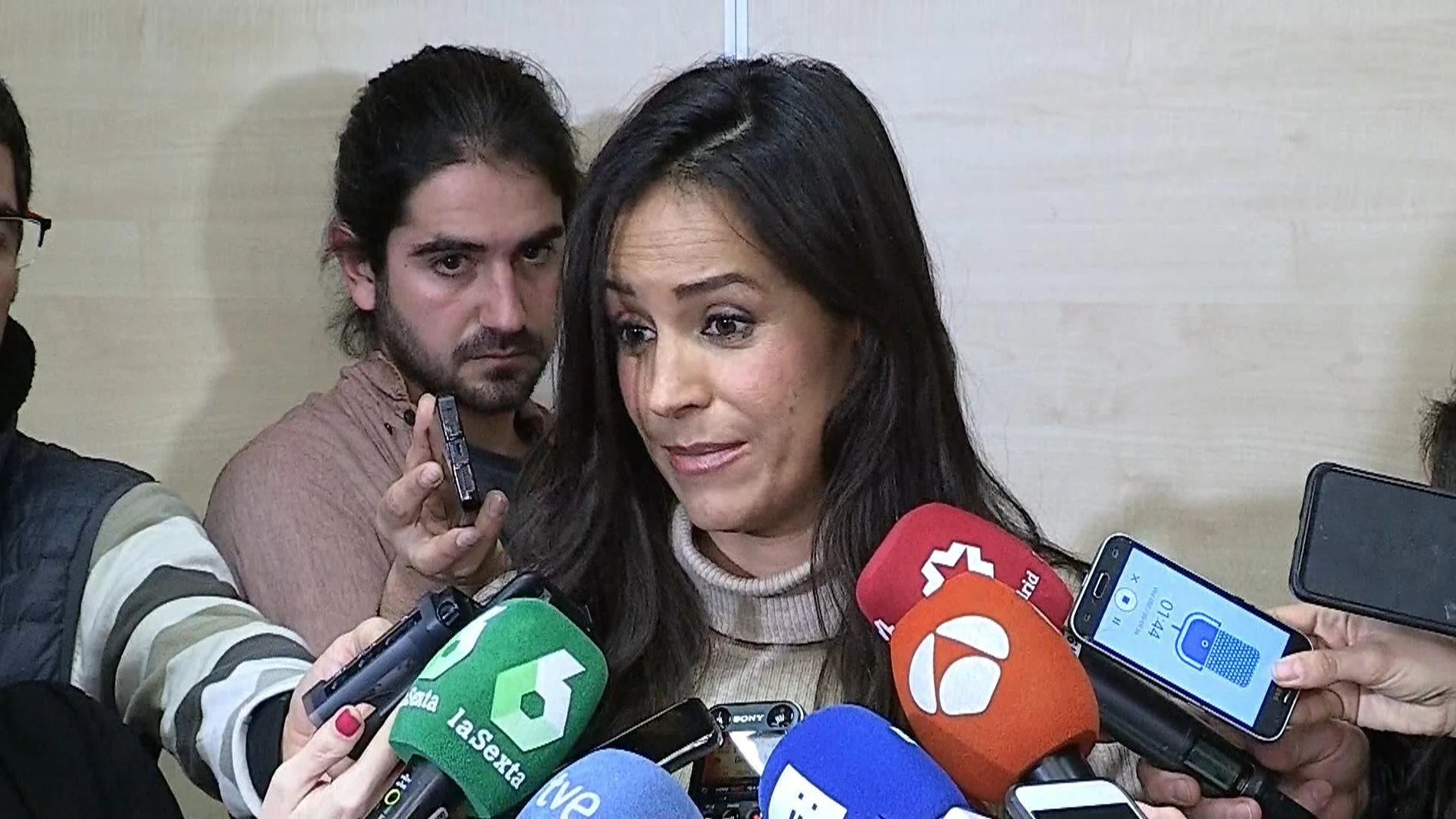 Villacís, durante una rueda de prensa esta mañana