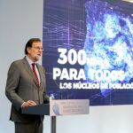 Mariano Rajoy presenta el Plan 300x100 para extender la banda ancha a todos los municipios españoles en cuatro años