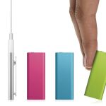 El iPod Shuffles, en la campaña de publicidad de 2009 con motivo de su salida al mercado