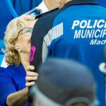 Carmena afirmó que la firma del convenio era «una victoria de todos» / Foto: Alberto R. Roldán